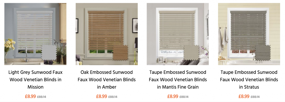 Buy faux wood blinds online