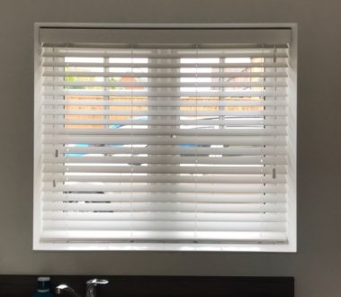 Faux wood blinds Bolton