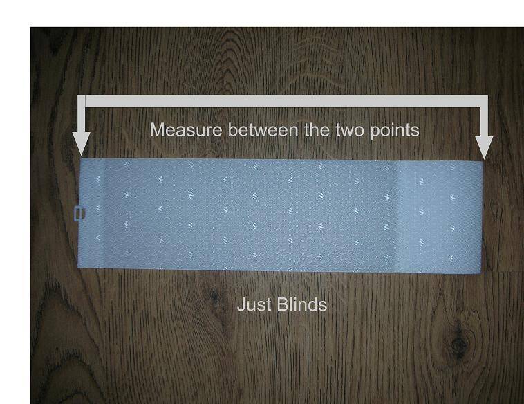 How to measure for replacement blind slats