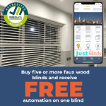 Faux wood blind offers